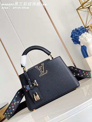 Colestore Louis Vuitton LV x TM Capucines BB Capucines Black 27 x 17 x 9cm