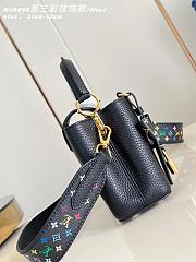 Colestore  Louis Vuitton LV x TM Capucines Mini Black 21 x 13 x 8cm - 6