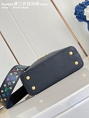 Colestore  Louis Vuitton LV x TM Capucines Mini Black 21 x 13 x 8cm - 5