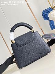 Colestore  Louis Vuitton LV x TM Capucines Mini Black 21 x 13 x 8cm - 4