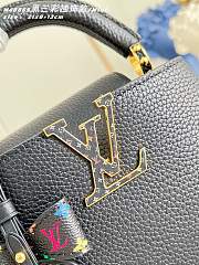 Colestore  Louis Vuitton LV x TM Capucines Mini Black 21 x 13 x 8cm - 2