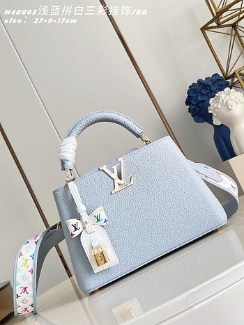 	 Colestore Louis Vuitton LV x TM Capucines BB Capucines Light Blue 27 x 17 x 9cm