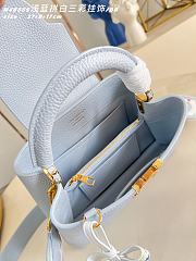	 Colestore Louis Vuitton LV x TM Capucines BB Capucines Light Blue 27 x 17 x 9cm - 3
