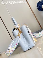 	 Colestore Louis Vuitton LV x TM Capucines Mini Light Blue 21 x 13 x 8cm - 3
