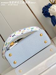 	 Colestore Louis Vuitton LV x TM Capucines Mini Light Blue 21 x 13 x 8cm - 2