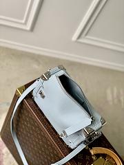 Colestore Louis Vuitton Calfskin Side Trunk PM Blue 21 x 14 x 6cm - 2