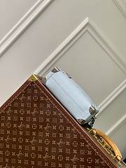 Colestore Louis Vuitton Calfskin Side Trunk PM Blue 21 x 14 x 6cm - 4