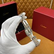 Colestore Cartier Panthère de Cartier watch, Small model Silver & Gold 22 × 30 mm - 4