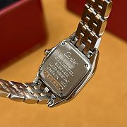 Colestore Cartier Panthère de Cartier watch, Small model Silver & Gold 22 × 30 mm - 2