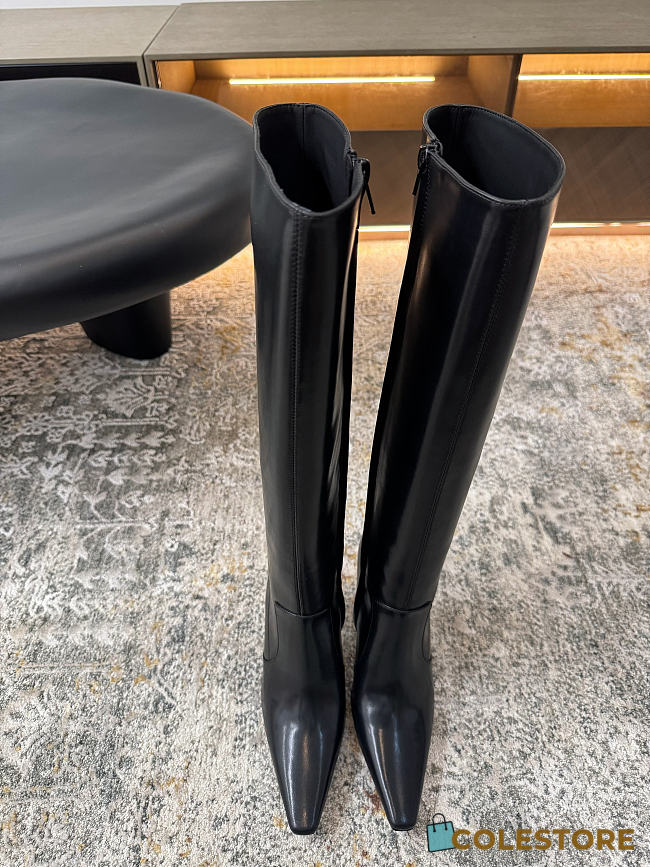 Colestore YSL Saint Laurent Boots in Smooth Leather Black - 1