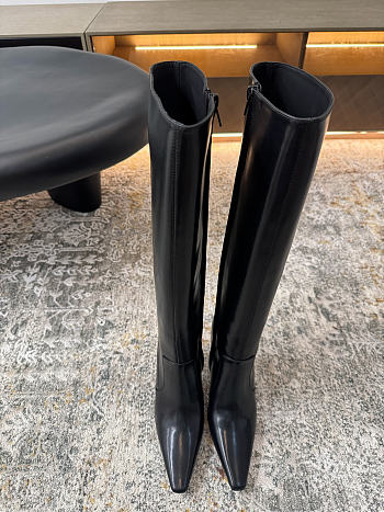 Colestore YSL Saint Laurent Boots in Smooth Leather Black