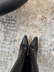 Colestore YSL Saint Laurent Boots in Smooth Leather Black - 5
