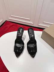 Colestore Christian Louboutin Miss Z Mule 100 mm Mules Patent calf leather Black - 1