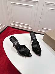 Colestore Christian Louboutin Miss Z Mule 100 mm Mules Patent calf leather Black - 2