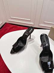 Colestore Christian Louboutin Miss Z Mule 100 mm Mules Patent calf leather Black - 3