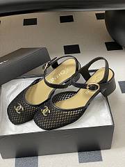 Colestore Chanel  Slingbacks Mesh & Goatskin Black - 6