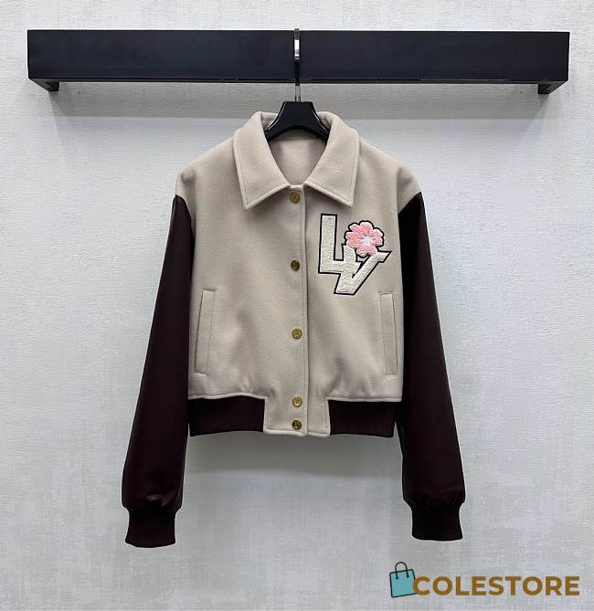 Colestore  Louis Vuitton Noveau Signature Patch Varsity Jacket - 1