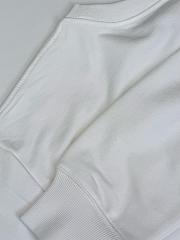 Colestore  Dior Sweatshirt with Dior Clover Embroidery White Cotton  Fleece - 6