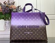 Colestore Louis Vuitton Shopper Tote MM Autres Cuirs Monogram Ombre Purple 40 × 32 × 16 cm - 1