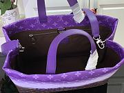 Colestore Louis Vuitton Shopper Tote MM Autres Cuirs Monogram Ombre Purple 40 × 32 × 16 cm - 6