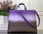 Colestore Louis Vuitton Shopper Tote MM Autres Cuirs Monogram Ombre Purple 40 × 32 × 16 cm - 3