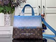 Colestore Louis Vuitton Mini Shopper Tote Autres Cuirs Monogram Ombre Blue 26 x 10 x 20cm - 1