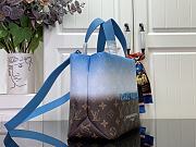 Colestore Louis Vuitton Mini Shopper Tote Autres Cuirs Monogram Ombre Blue 26 x 10 x 20cm - 4