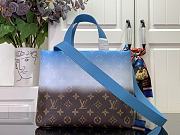 Colestore Louis Vuitton Mini Shopper Tote Autres Cuirs Monogram Ombre Blue 26 x 10 x 20cm - 3