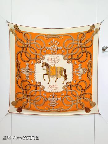 Colestore   Hermes Palefroi Shawl 140 Orange