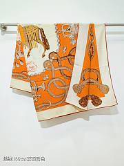 Colestore   Hermes Palefroi Shawl 140 Orange - 5