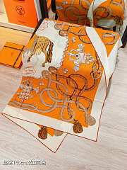 Colestore   Hermes Palefroi Shawl 140 Orange - 4