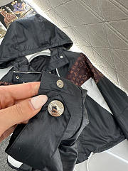 Colestore Louis Vuitton  Monogram Accent Windbreaker Black - 6