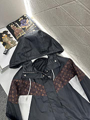 Colestore Louis Vuitton  Monogram Accent Windbreaker Black - 5