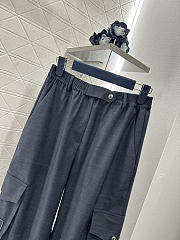 Colestore Louis Vuitton Athletic Style Long Pants Dark Grey - 3