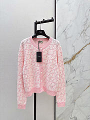 Colestore Fendi Cardigan Cotton Pink - 1