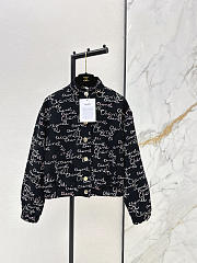Colestore Chanel Jacket  Embroidered Wool Crepe  Black & Other Colors - 1