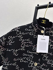 Colestore Chanel Jacket  Embroidered Wool Crepe  Black & Other Colors - 5