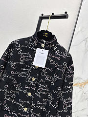 Colestore Chanel Jacket  Embroidered Wool Crepe  Black & Other Colors - 2