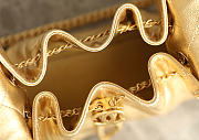 Colestore Chanel 25 Mini Handbag  Metallic Grained Calfskin & Gold Metal Gold 20 x 22 x 12.5cm - 2