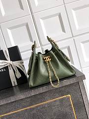Colestore Chanel 25 Mini Handbag Grained Calfskin & Gold-Tone Metal Baby Green/Matcha 20x22x12.5cm - 1