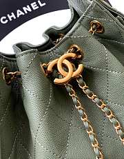 Colestore Chanel 25 Mini Handbag Grained Calfskin & Gold-Tone Metal Baby Green/Matcha 20x22x12.5cm - 4