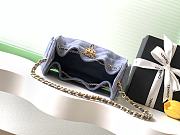 Colestore Chanel 25 Mini Handbag Grained Calfskin & Gold-Tone Metal Dusty Blue 20x22x12.5cm - 6