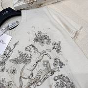 Colestore Dior Pegasus Motif Short-Sleeve Knit Top - 5
