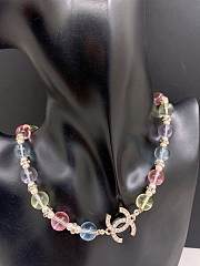 Colestore Chanel Bracelet Metal, Glass Pearls & Stone Beads  Gold, Multicolored, Pearly White & Transparent - 3