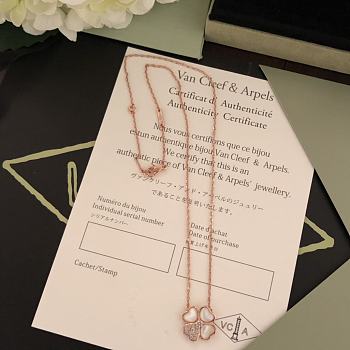 Colestore Van Cleef & Arpels Cosmos Medium Model Clip Pendant Rose Gold