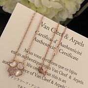 Colestore Van Cleef & Arpels Cosmos Medium Model Clip Pendant Rose Gold - 4