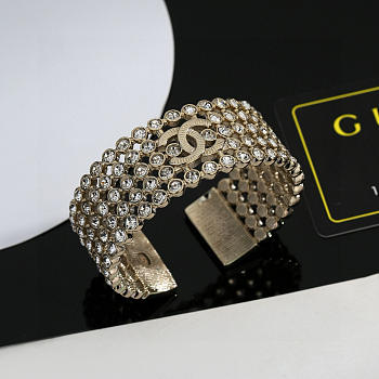 Colestore Chanel Strass CC Cuff Bracelet