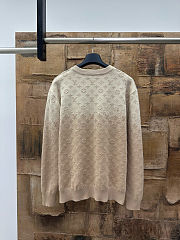 Colestore Louis Vuitton Monogram Long-Sleeved Crewneck Beige - 2