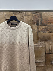 Colestore Louis Vuitton Monogram Long-Sleeved Crewneck Beige - 5