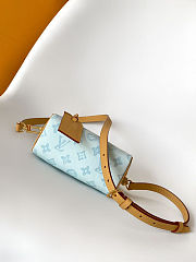 Colestore Louis Vuitton Nano Speedy Monogram Origine Bleu Courrie 16.0 x 10.0 x 7.5cm - 6